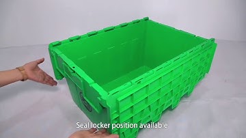 Plastic stack and nest tote