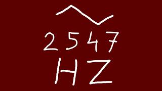 2547 hz triangle