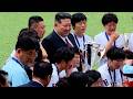 WANASOKA WA KIKE WAANGUA VILIO NA KURUKARUKA BAADA YA KUPOKELEWA NA RAIS WAO KIM JONG UN 