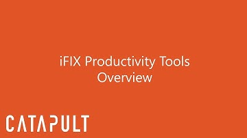 iFIX Productivity Tools - Overview