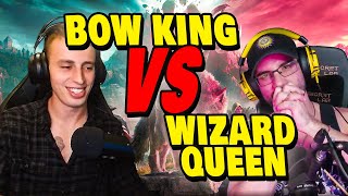 KILL RACE. PVP ISLAND. THE BOW KING VS THE WIZARD QUEEN.