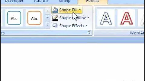 How to delete a shape fill from a shape in a presentation