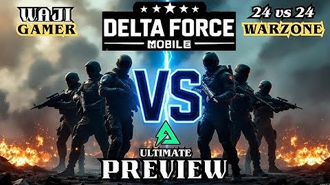 Delta Force Mobile FIRST LOOK ✨🔥 | DFM Game Review | by Waji