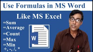 How to use formula in MS Word | How to do Calculation in MS Word | Sum Formula in ms word screenshot 3