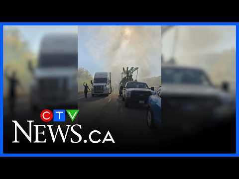 Multiple fatalities in 401 crash near London