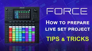 Powerful Live Set: Akai Force Setup for Live performance [TUTORIAL] [TECHNO]