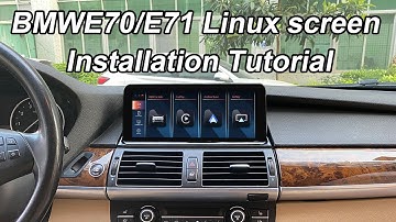 PEMP Linux Screen for BMW X5 E70 Apple Carplay nachrüsten Android auto upgrade Installation Video