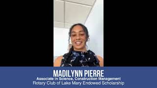 September 2026 Scholarship Feature: Madilynn Pierre