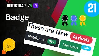 how to use badge in bootstrap  | badges | badge class in bootstrap |Web With Nasir