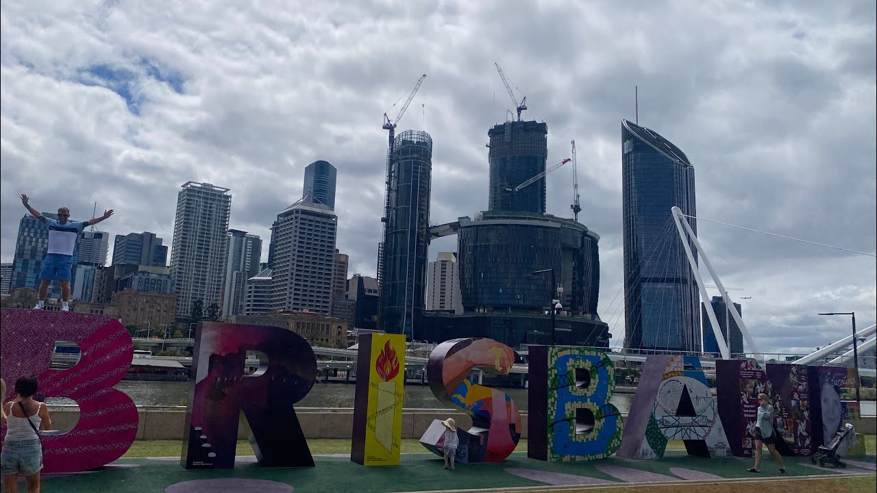 Brisbane Walking Tour - Eternal Flame to Brisbane Sign - October 20, 2023