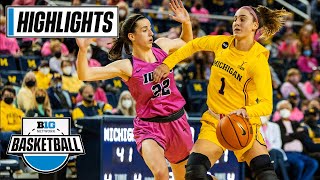 Condensed Game: Iowa at Michigan | Feb. 6, 2022 | Big Ten Women's Basketball