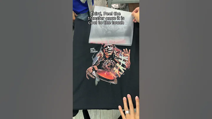 Learn how to heat press any DTF Transfer in 4 easy steps!