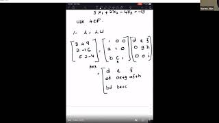 Doolittle method