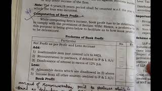 How to Calculate Book Profit | Assessment of Firms |B.Com 6th Sem Income Tax assessment and planning