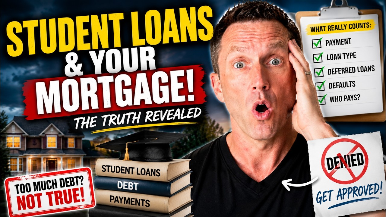 The TRUTH on Student Loans and your Mortgage! - YouTube