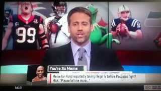 MAX KELLERMAN CALLS OUT FLOYD MAYWEATHER ON ILLEGAL BANNED IV vs PACQUIAO!!