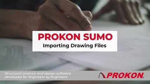 Easily Import Drawings into Sumo for Efficient Modelling