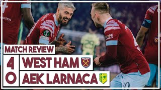 West Ham 4-0 Aek Larnaca Highlights Discussed Scamacca, Mubama & Bowen Score In Easy Win