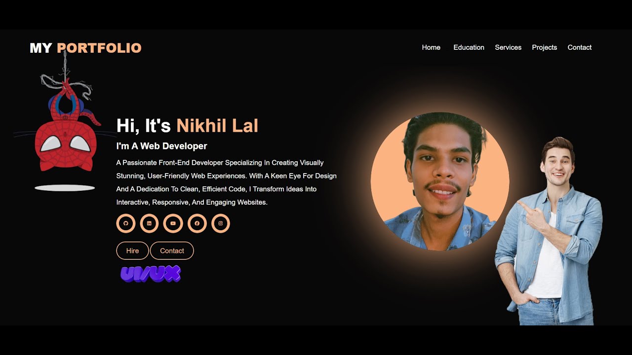 "Create a Stunning Responsive Portfolio with HTML, CSS, and JavaScript ...