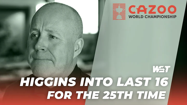 Higgins Keeps Grace At Bay To Reach Last 16 [10-3] | Cazoo World Championship