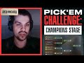 PICK'EM CHALLENGE: CHAMPIONS STAGE