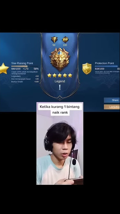 MOMENT KAMPRETT KETIKA 1🌟 LAGI MYTHIC | STORY WA ML