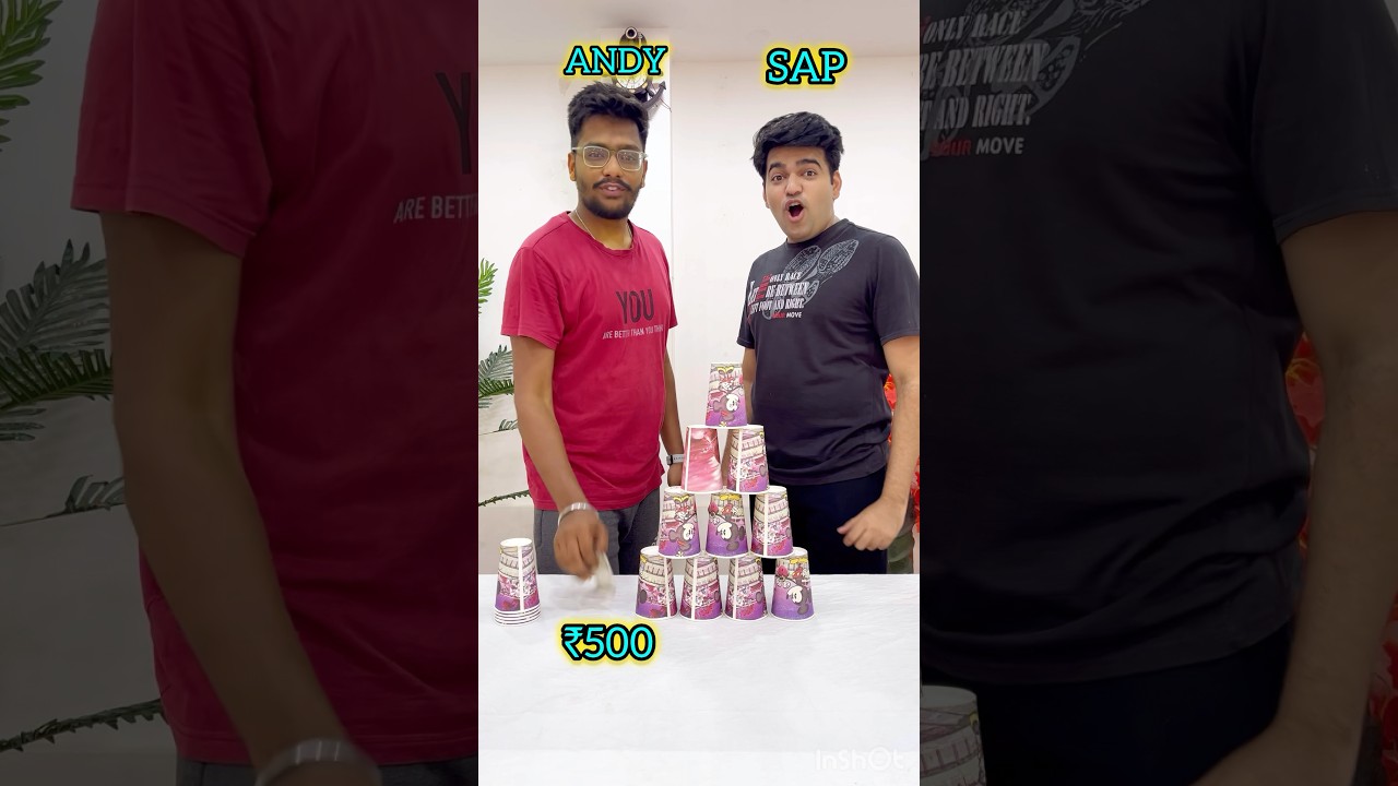 Win most money cup tower challenge 