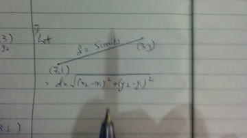 Coordinate Geometry: Straight Line - Distance Formula by Sir Ahsan Abdullah Patel - Part 1