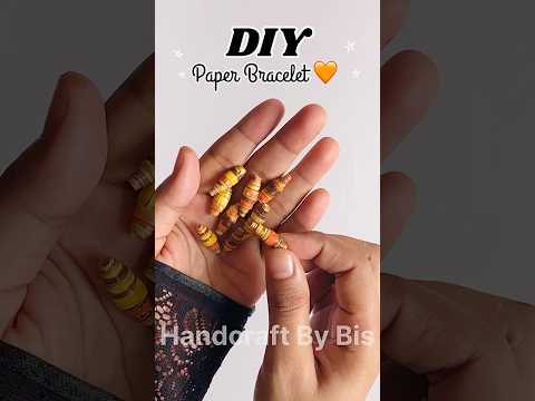 DIY Paper Bracelet Easy Aesthetic Diy Papercraft 