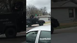 Dallas Police about to knock something down