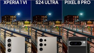 Sony Xperia 1 VI vs Galaxy S24 Ultra vs Google Pixel 8 Pro Camera Test