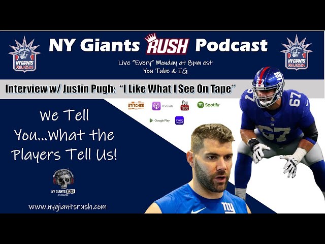 NY Giants Rush (Ep 204) Interview Justin Pugh