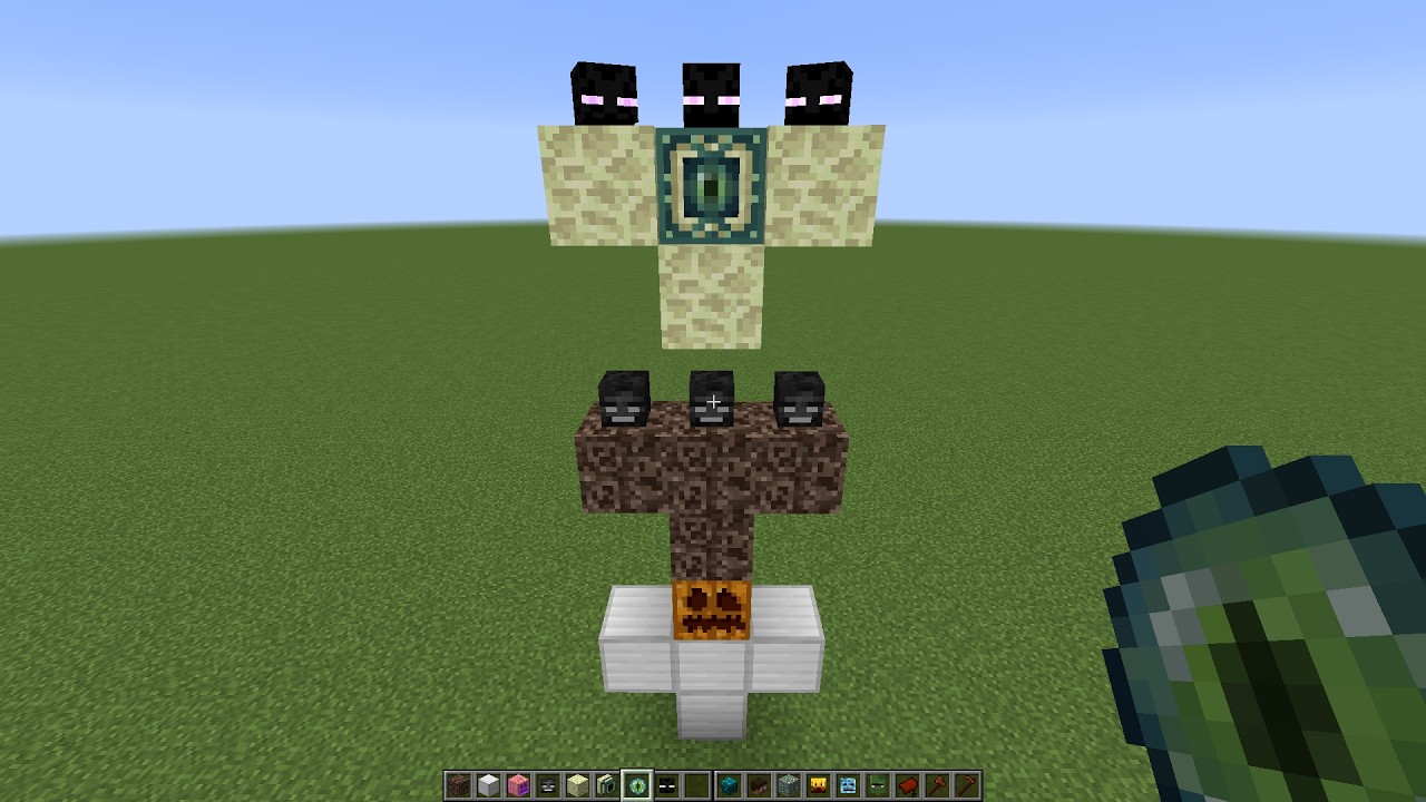 what if you create a WITHER GOLEM ENDERMAN in MINECRAFT (part 86) - YouTube