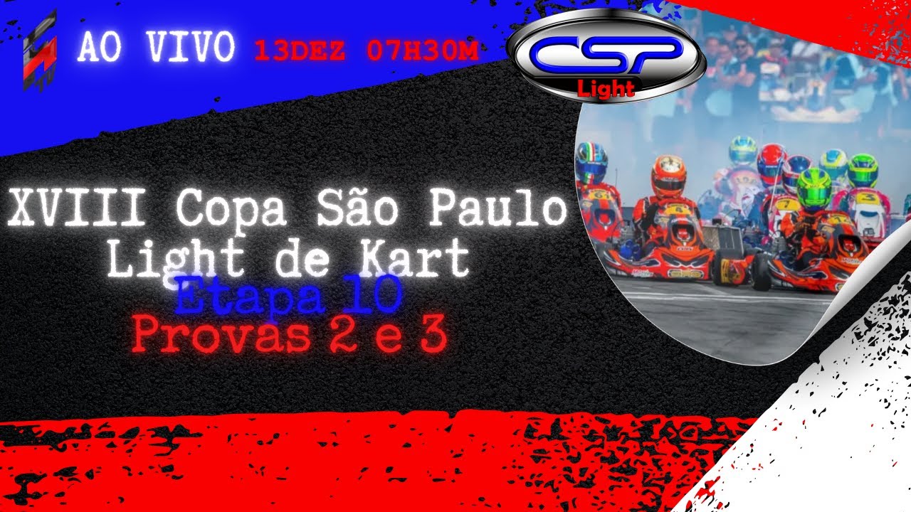 XVIII Copa São Paulo Light de Kart - Etapa 10 - Provas 2 e 3 - Interlagos