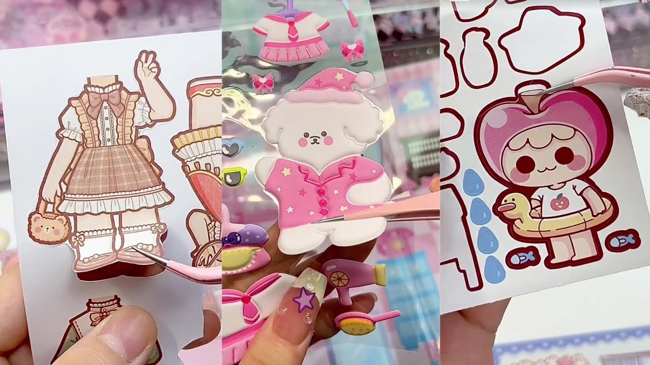 Journal Ideas with Kawaii Stickers Journal Decoration | ASMR & Relaxing | Journal With Me