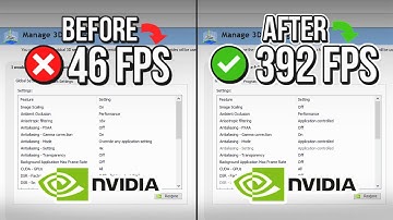 🔧 NVIDIA CONTROL PANEL: BEST SETTINGS TO BOOST FPS FOR GAMING 🔥 | Optimize NVIDIA ✔️