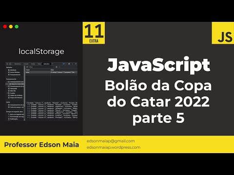 Curso de JS Aula 11 EXTRA Bolão da Copa do Catar 2022 parte 5
