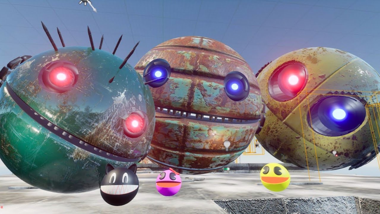 PACMAN VS ROBOT PACMAN VS MONSTER PACMAN USE POKEMON