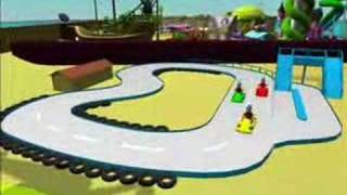 Go Karts Park Map Animation