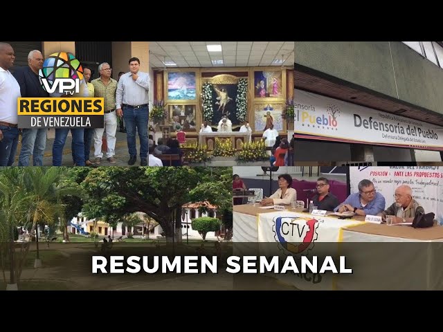 Resumen Semanal de las Regiones de Venezuela del 22 al 26 de Abril de 2024 - VPItv