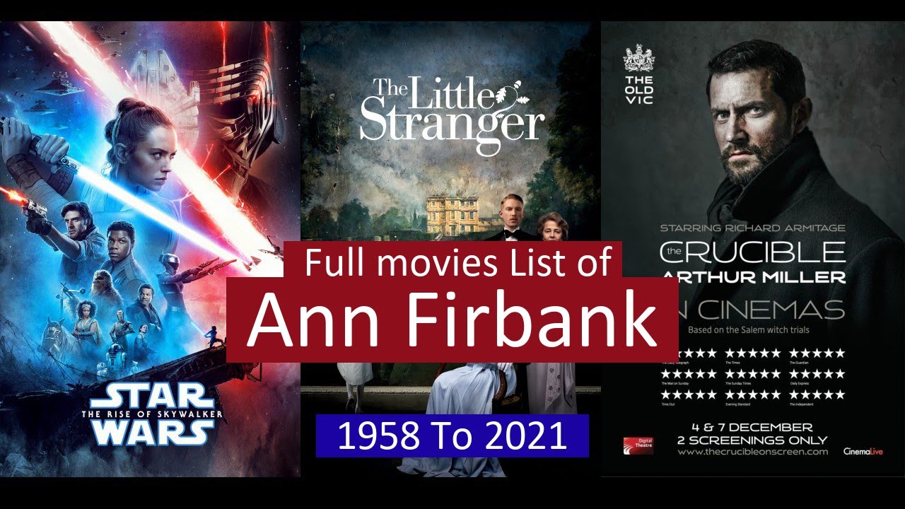 Ann Firbank Full Movies List | All Movies of Ann Firbank