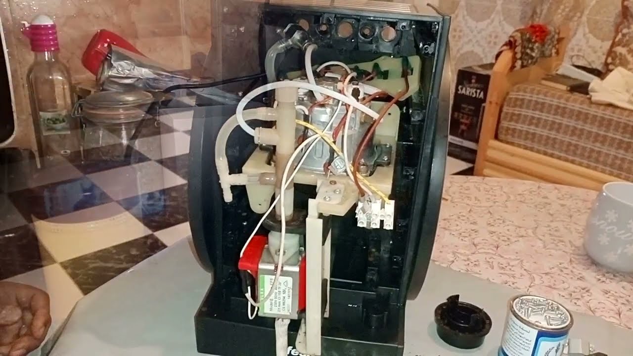UFESA MANUAL COFFEE MACHINE REPAIRإصلاح آلة القهوة اليدوية من يوفيسا PART1 NO PRESSURE CLEAN CIRC