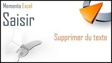 Supprimer du texte dans Excel - Formation Excel Marseille