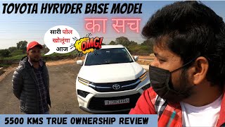 Toyota Hyryder Base Variant Ownership Review || Cancelled Grand Vitara Creta Brezza Kushaq