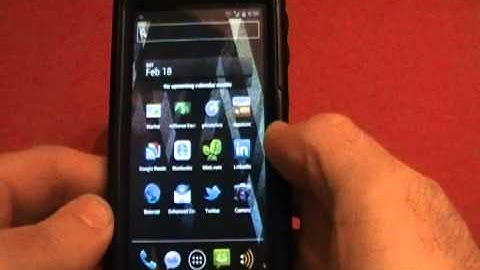 Motorola Atrix 4G Running CM9 Beta (Ice Cream Sandwich)