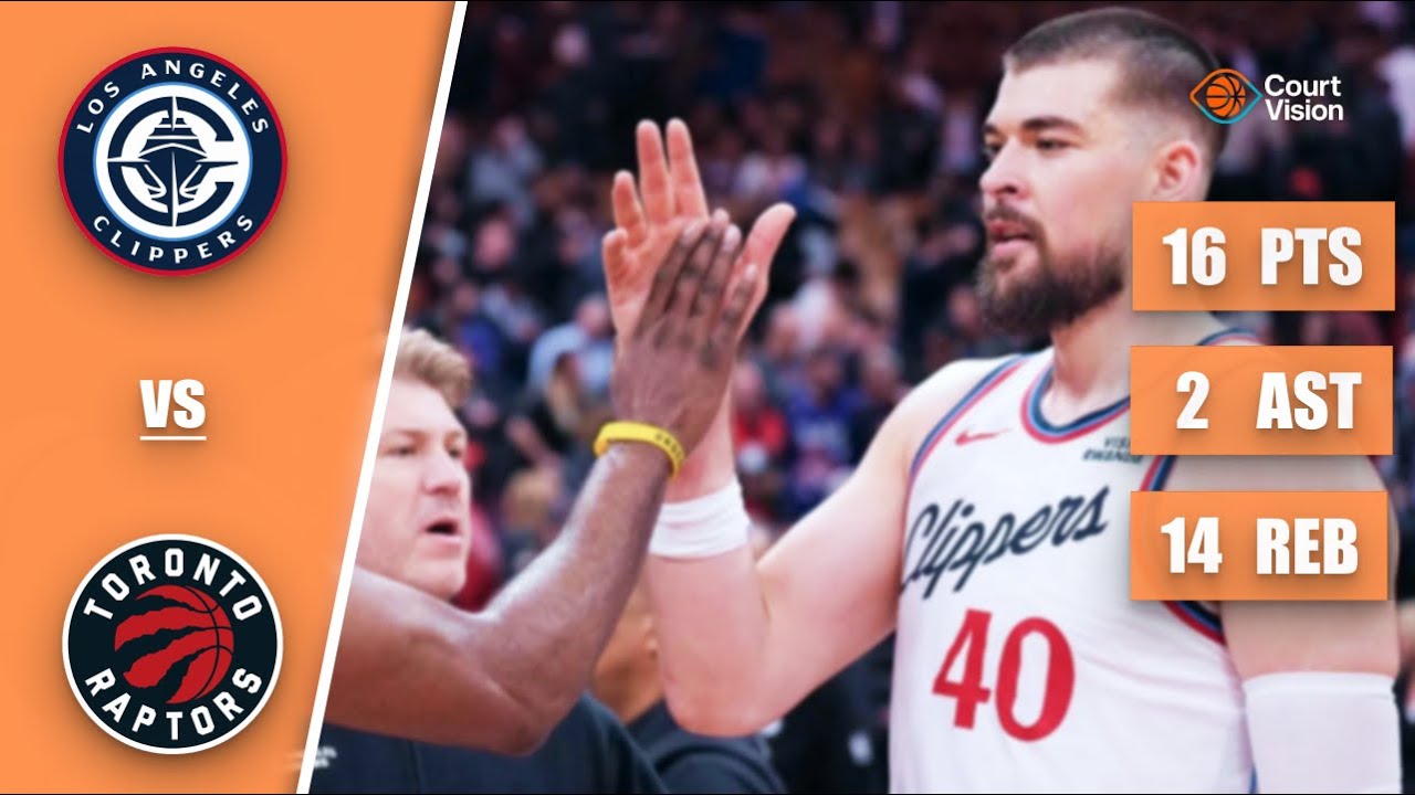 Ivica Zubac - 16 Points, 14 Rebounds, 2 Assists vs Raptors - 2025-26 Regular Season