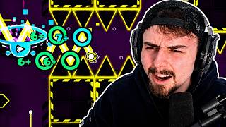 Reacting to Geometry Dash's HARDEST Levels with Frame Perfect Counters...
