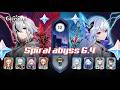 Arlecchino &amp; Skirk C0 Spiral Abyss 6.4 Floor 12 