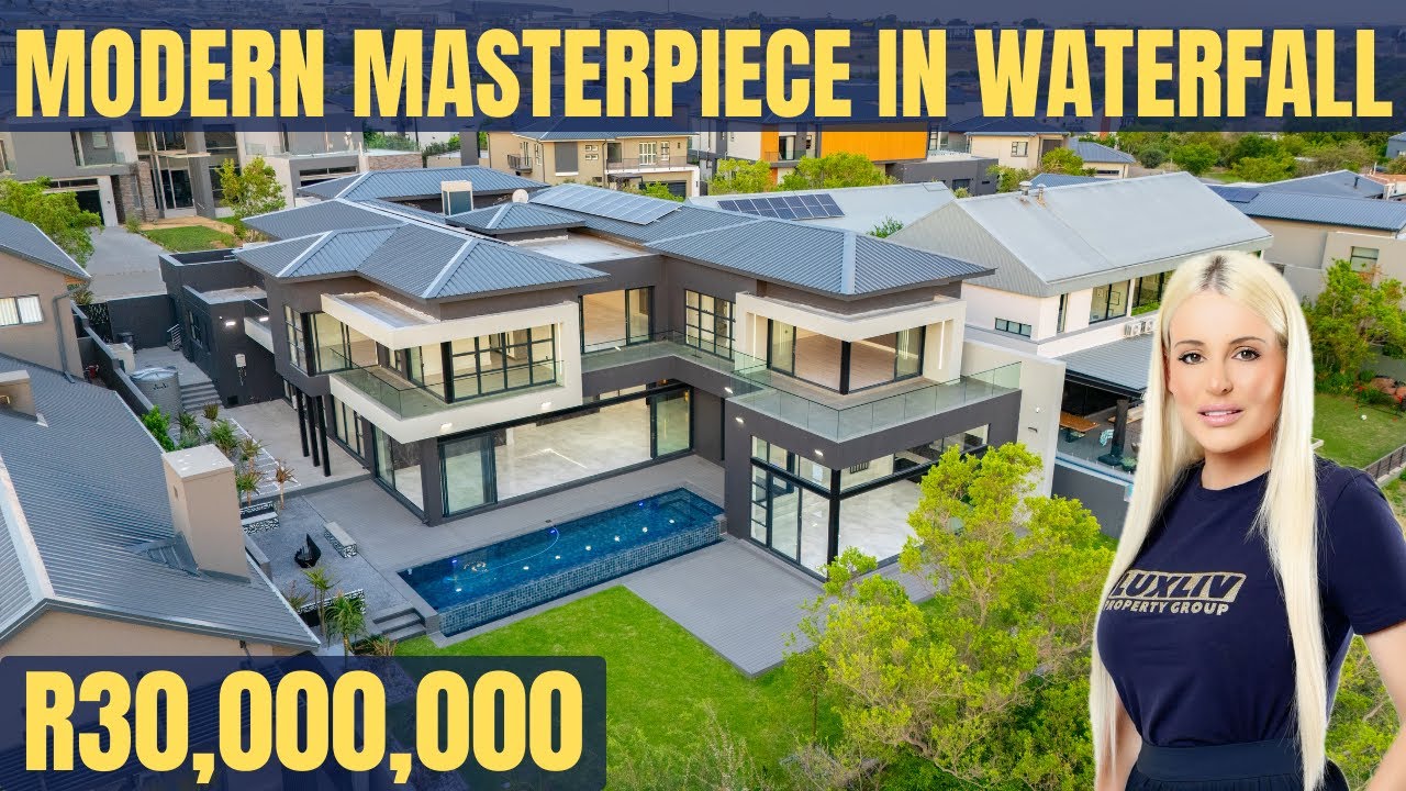 30 000 000 рандов | Современный особняк в Гринбелте | Загородное поместье у водопада | Роскошная ...
