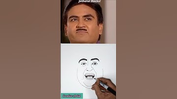 How To Draw Jethalal Drawing//Jethalal Drawing//Jetha Ji Drawing #shorts #jethalal #art  @SonySAB